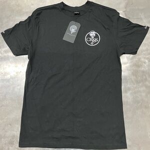 Crooks & Castles Black Short Sleeve Crew Neck Tee